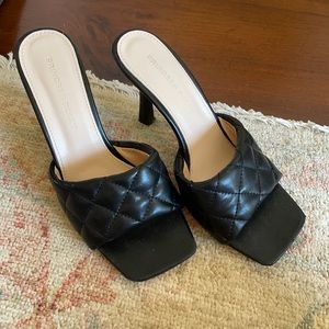 Black Princess Polly Heels